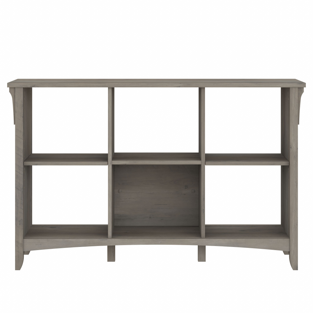 Shop Bush Furniture Salinas 6 Cube Organizer, Image 03, SAB148DG-03, #color_driftwood gray