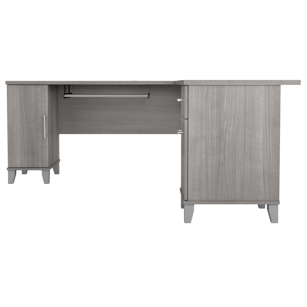 Shop Bush Furniture Somerset 72W L Shaped Desk with Storage, Image 03, WC81210K, #color_platinum gray