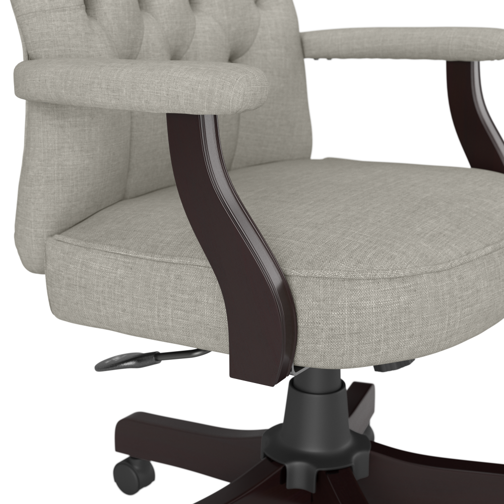 Shop Bush Business Furniture Arden Lane High Back Tufted Office Chair with Arms, Image 05, CH2303LGF-03, #color_light gray