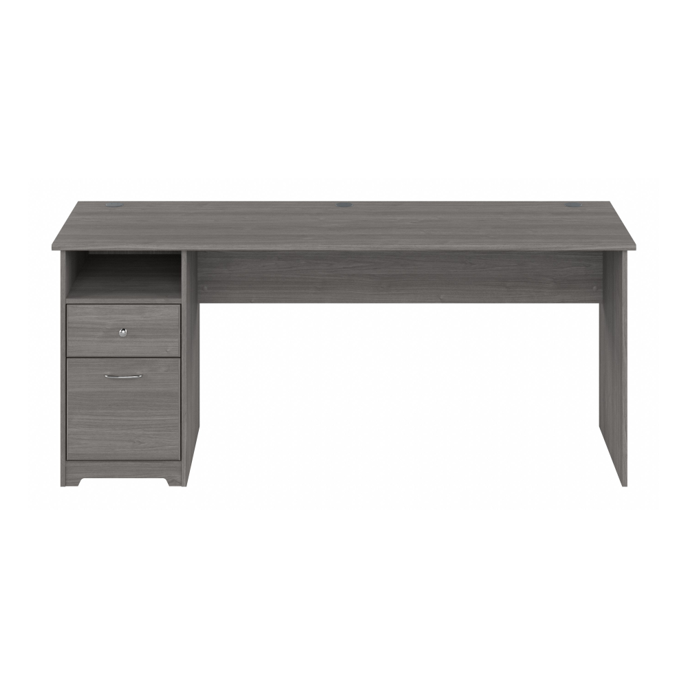 Shop Bush Furniture Cabot 72W Computer Desk with Drawers, Image 03, WC31372, #color_modern gray