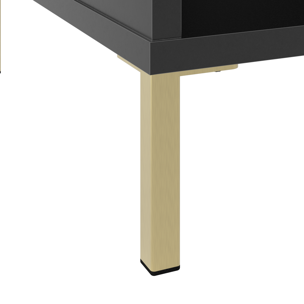 Shop Bush Furniture Soho Nightstand, Image 04, SHT116BL-Z1, #color_black stipple