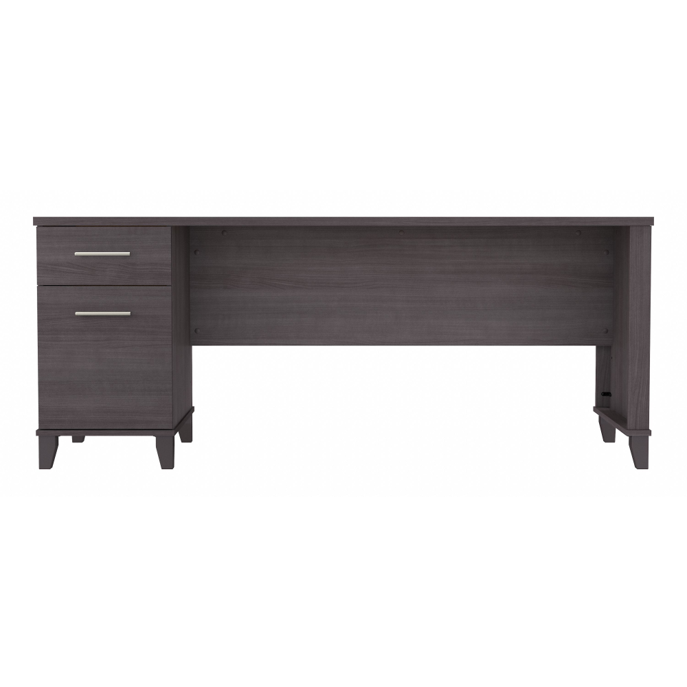 Shop Bush Furniture Somerset 72W Office Desk with Drawers, Image 03, WC81572, #color_storm gray