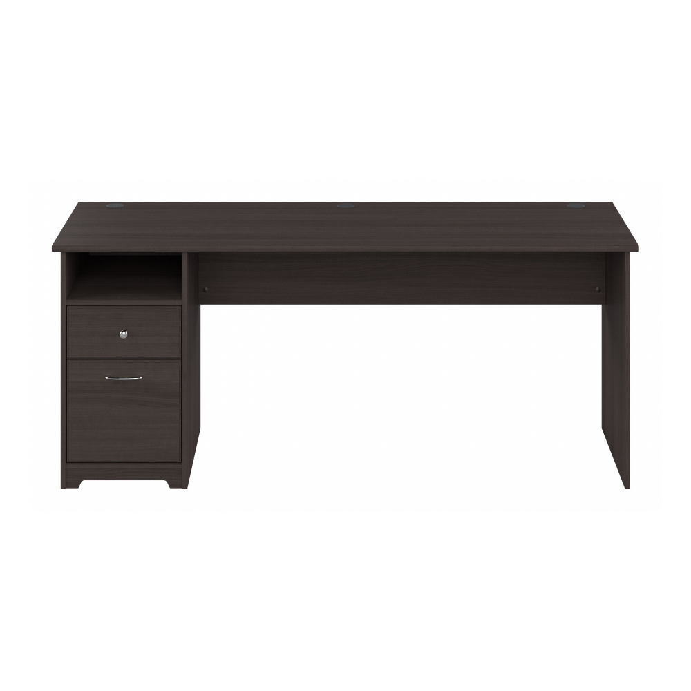 Shop Bush Furniture Cabot 72W Computer Desk with Drawers, Image 03, WC31772, #color_heather gray