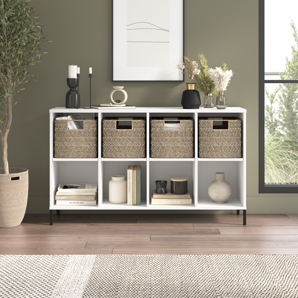 Shop Bush Furniture Soho 8 Cube Organizer, Image 02, SHB150WH-Z, #color_white