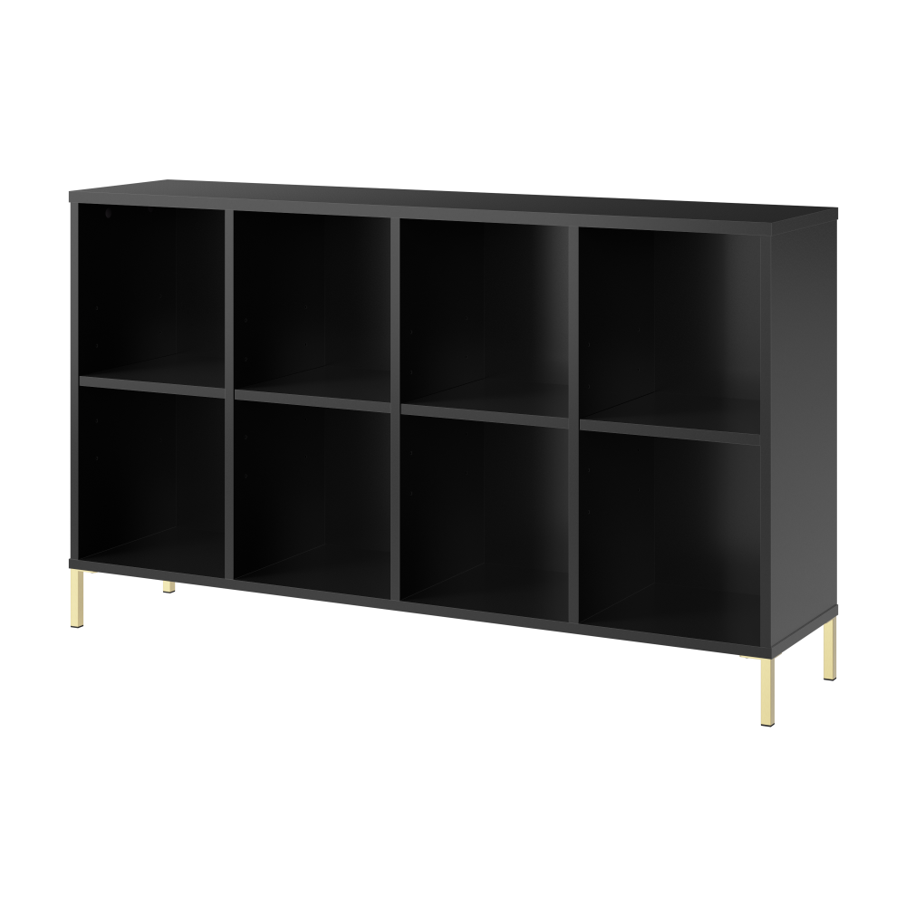 Shop Bush Furniture Soho 8 Cube Organizer, Image 01, SHB150BL-Z, #color_black stipple