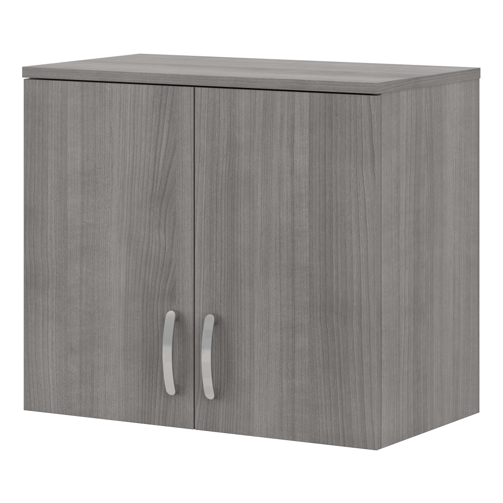 Shop Bush Business Furniture Universal Laundry Room Wall Cabinet with Doors and Shelves, Image 01, LNS428PG-Z, #color_platinum gray