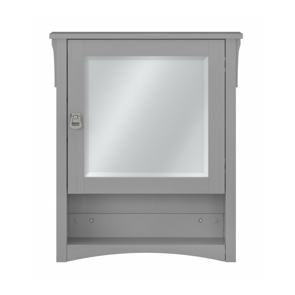 Shop Bush Furniture Salinas Bathroom Medicine Cabinet with Mirror, Image 03, SAWS224CG-03, #color_cape cod gray