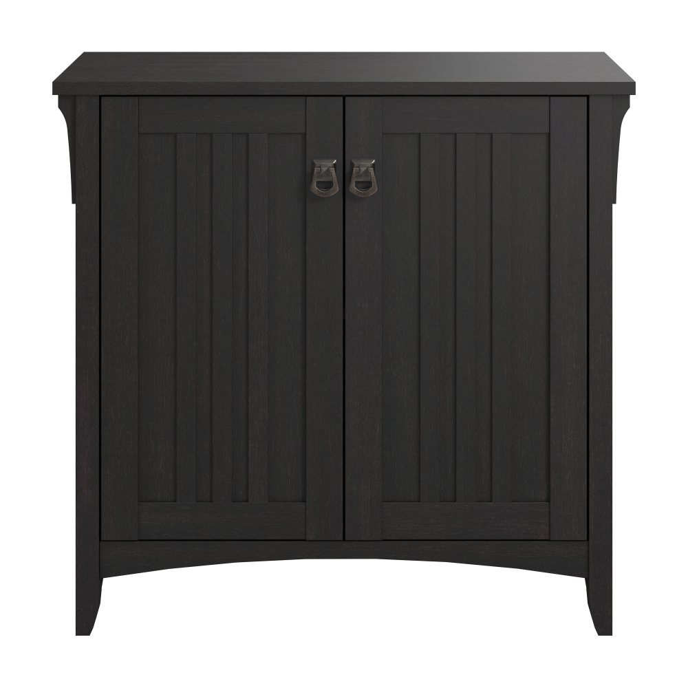 Shop Bush Furniture Salinas Small Storage Cabinet with Doors and Shelves, Image 03, SAS632VB-03, #color_vintage black