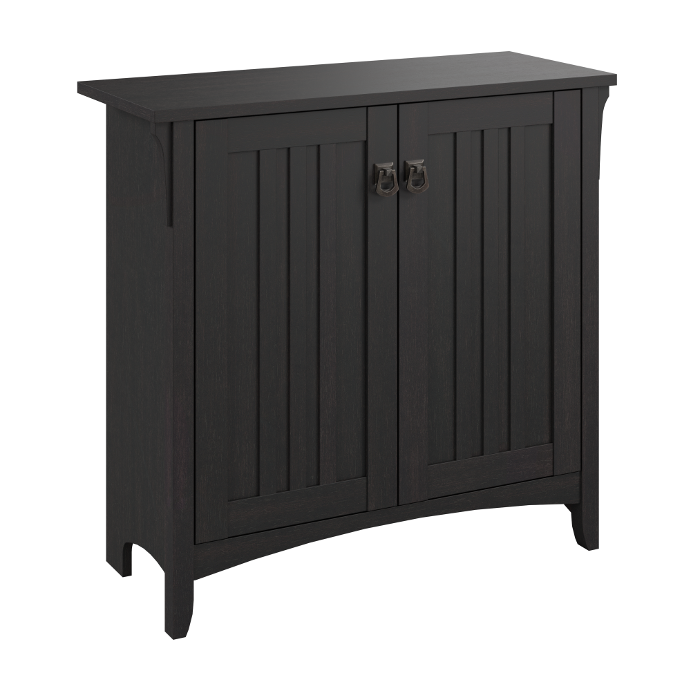 Shop Bush Furniture Salinas Small Storage Cabinet with Doors and Shelves, Image 01, SAS632VB-03, #color_vintage black
