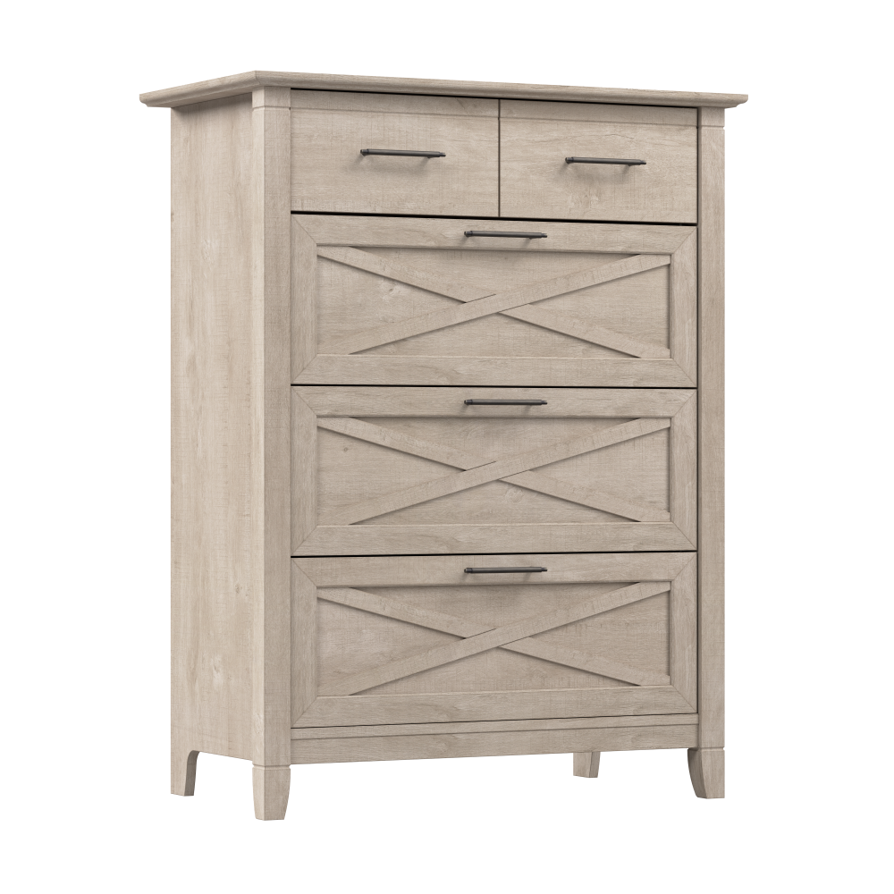 Shop Bush Home Key West 4 Drawer Dresser, Image 01, KWS432WG-03, #color_washed gray