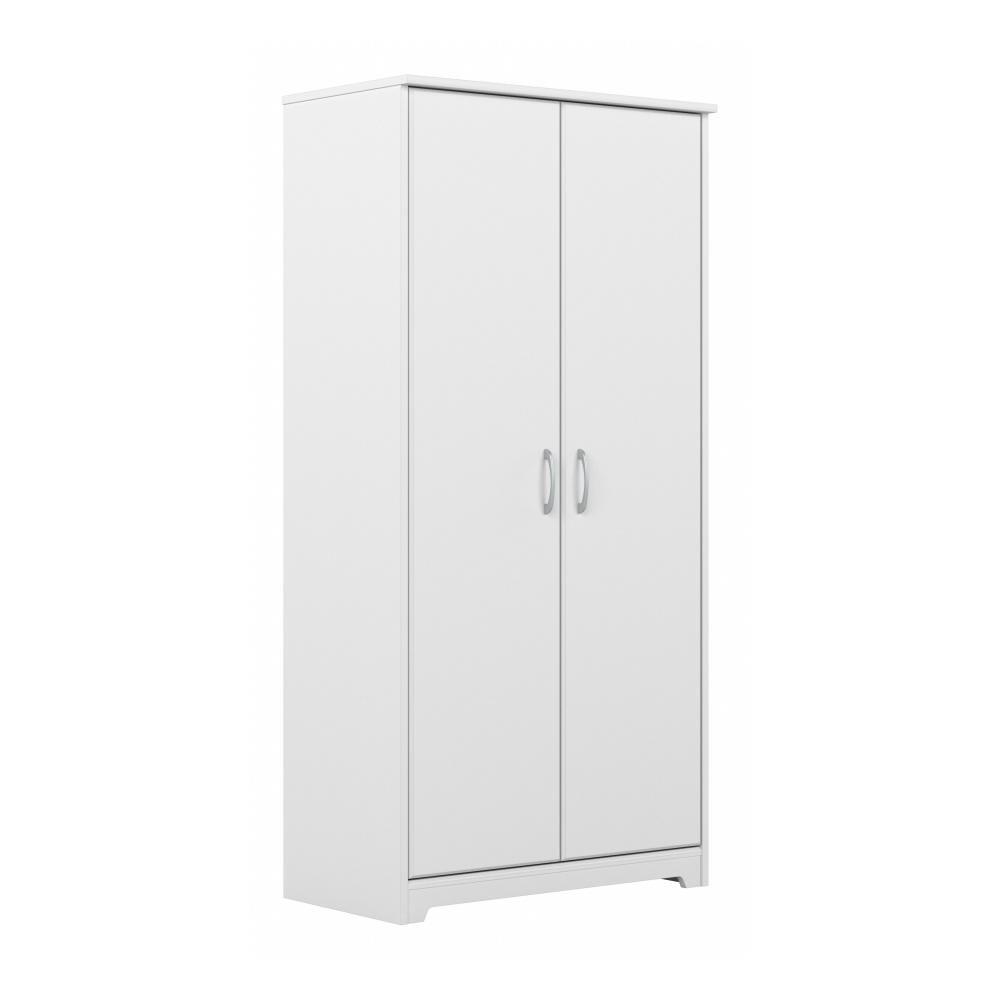 Shop Bush Furniture Cabot Tall Kitchen Pantry Cabinet with Doors, Image 01, WC31999-Z, #color_white