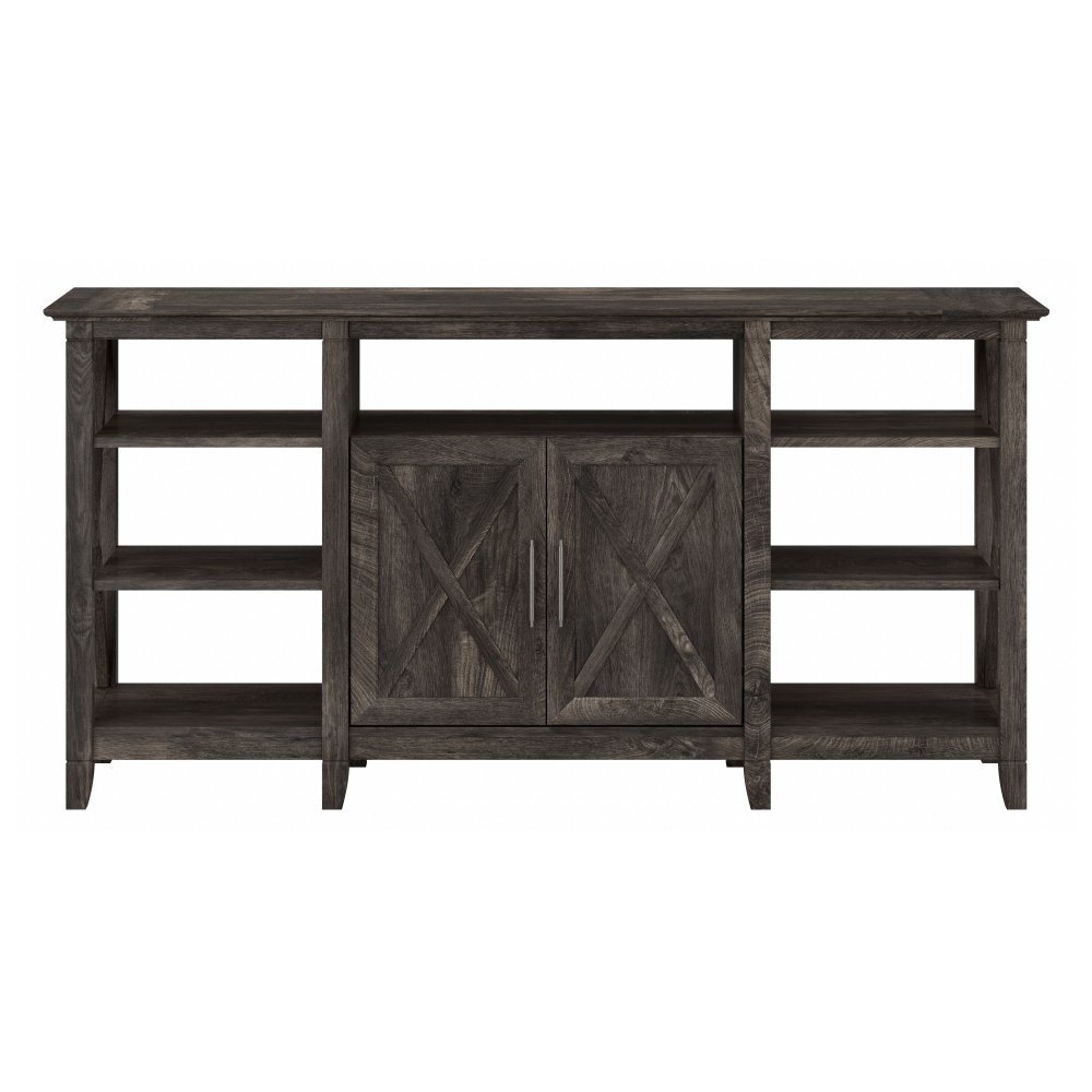 Shop Bush Furniture Key West Tall TV Stand for 65 Inch TV, Image 03, KWV160GH-03, #color_dark gray hickory