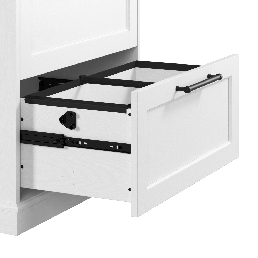 Shop Bush Furniture Westbrook 2 Drawer Lateral File Cabinet, Image 05, WBF132WAS-03, #color_white ash