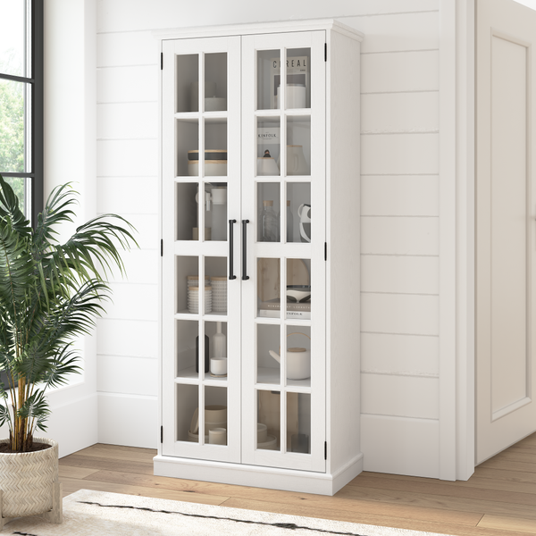 Bush Home Westbrook Curio Cabinet with Glass Doors