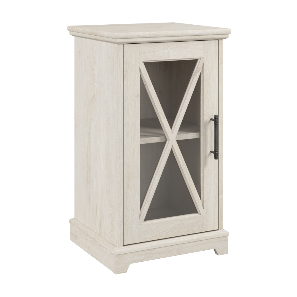 Shop Bush Furniture Lennox Small Farmhouse End Table with Storage, Image 01, LET118LW-03, #color_linen white oak