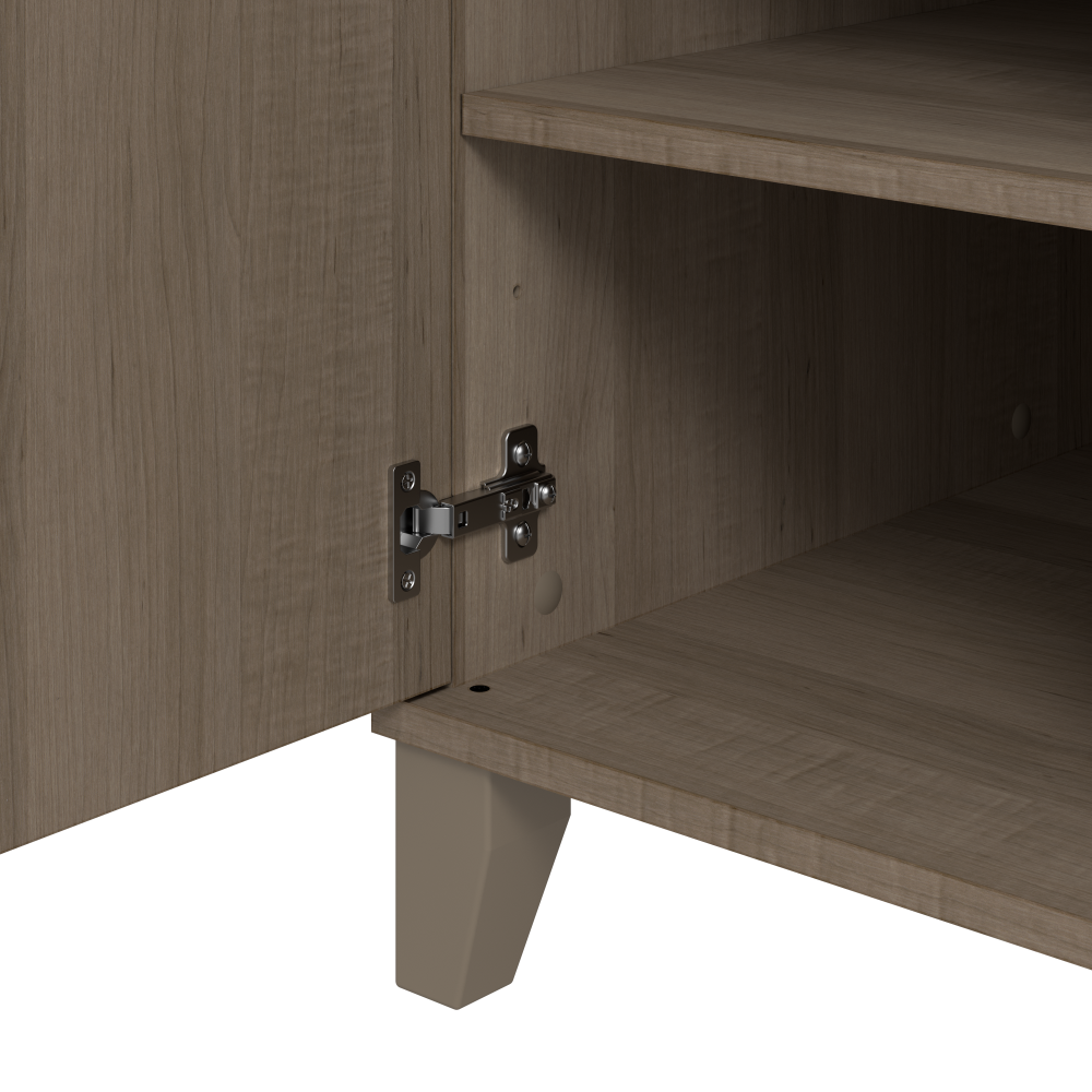 Shop Bush Furniture Somerset 54W Office Desk with Drawer and Storage Cabinet, Image 05, WC81654, #color_ash gray