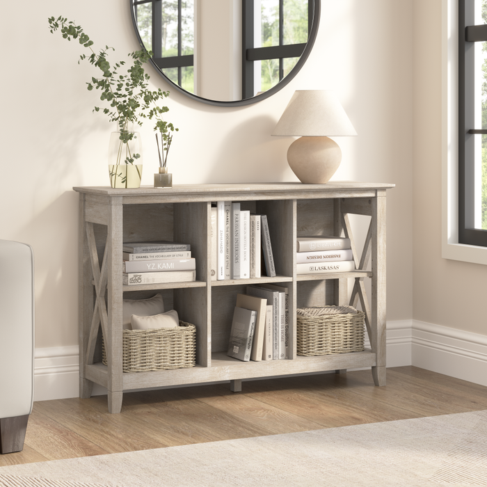 Bush Home Key West 6 Cube Bookcase