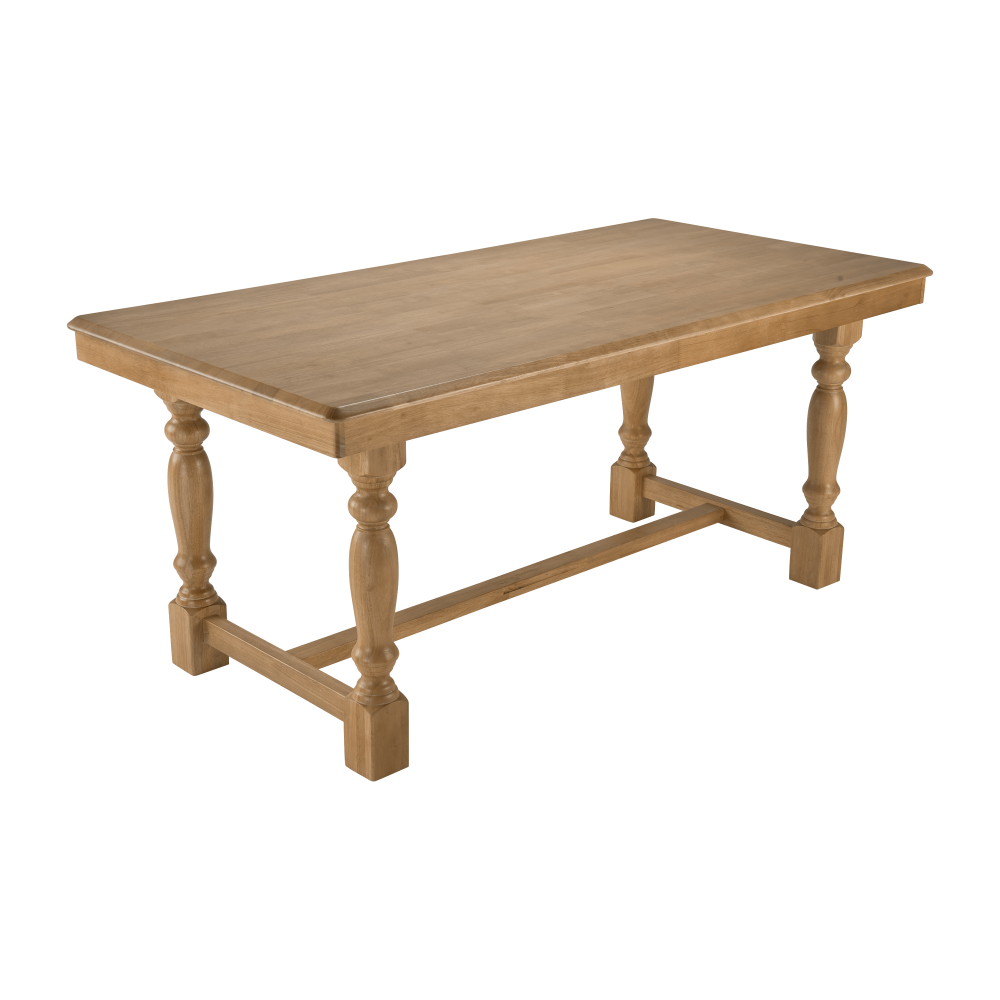 Shop Bush Furniture Sterling 67W Squire Trestle Dining Table, Image 01, SLT01NHS-03K, #color_natural honey brown