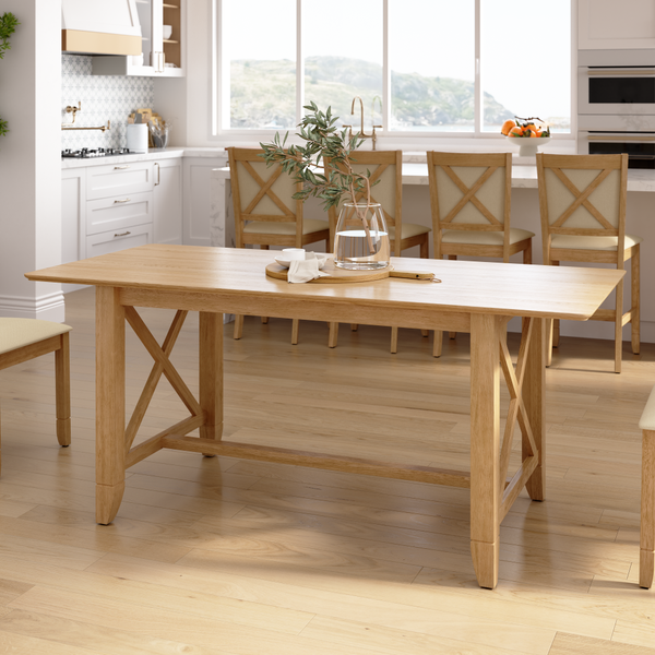 Bush Home Key West 70W Cross Base Dining Table