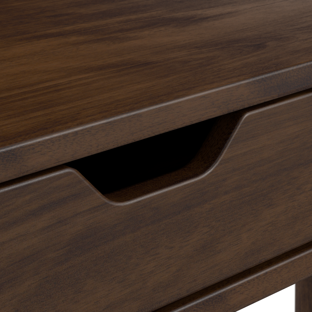 Shop Bush Furniture Nora 54W Writing Desk, Image 05, NRD154DW-03, #color_dark walnut