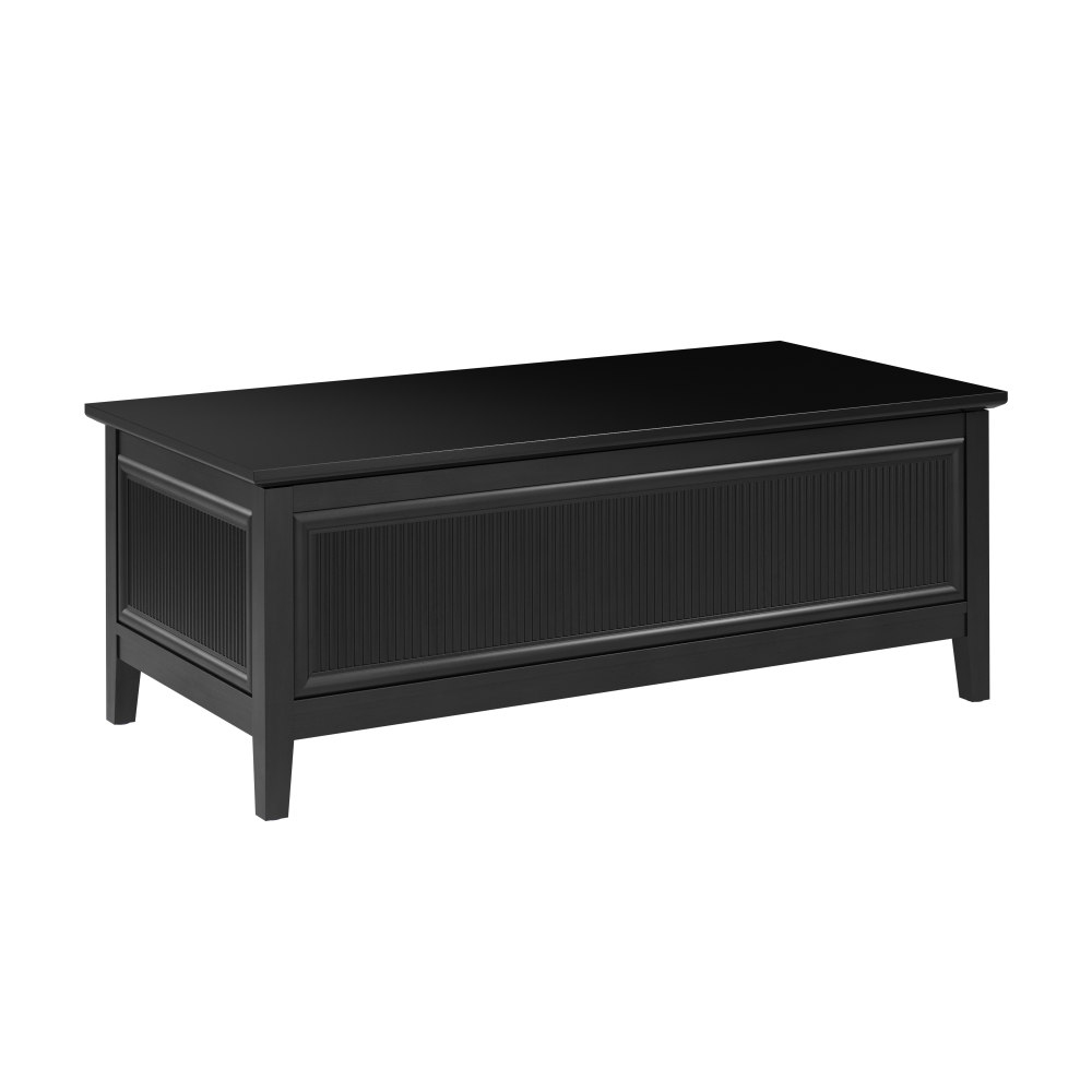 Shop Bush Home Camille 47W Fluted Lift Top Coffee Table with Storage, Image 01, CMT147OB-03, #color_onyx birch