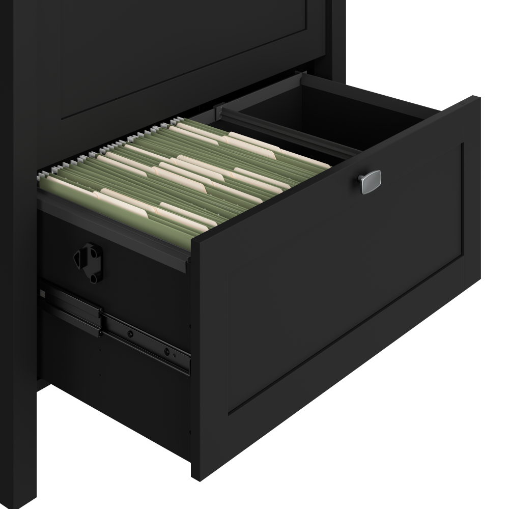 Shop Bush Furniture Broadview 2 Drawer Lateral File Cabinet, Image 05, BDF131CBL-03, #color_classic black