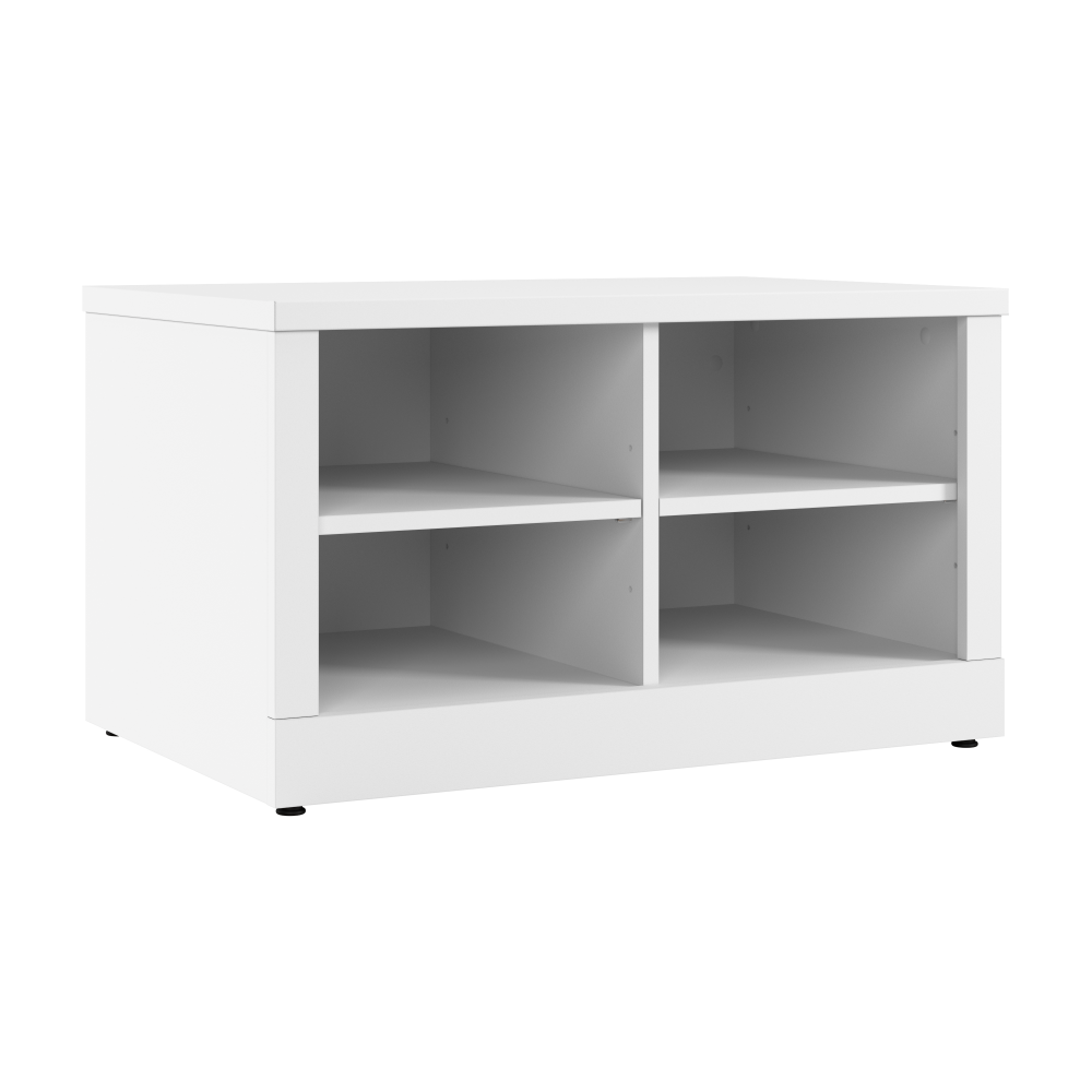 Shop Bush Furniture Hampton Heights 30W Shoe Bench, Image 01, HHS530WH, #color_white