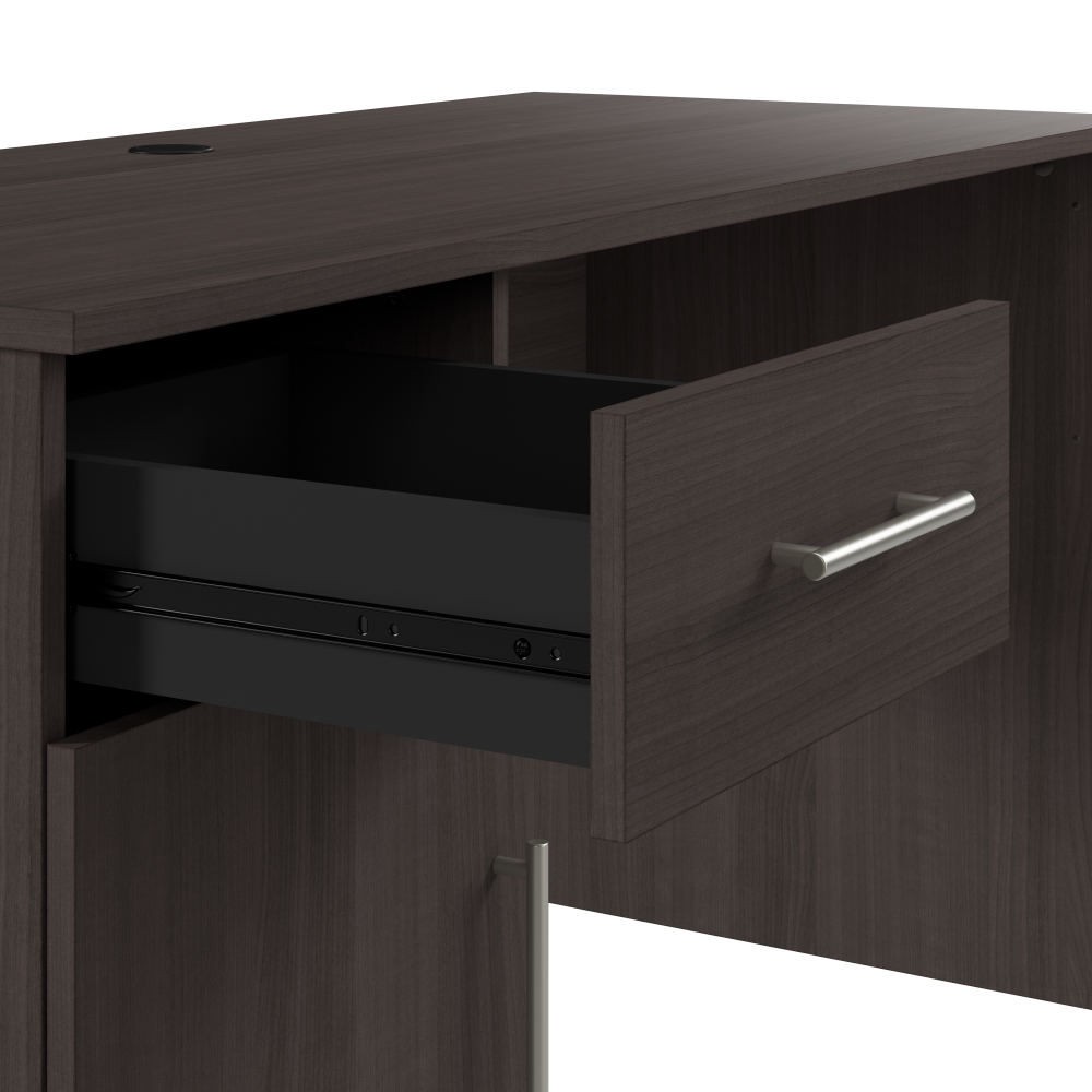 Shop Bush Furniture Somerset 54W Office Desk with Drawer and Storage Cabinet, Image 04, WC81554, #color_storm gray