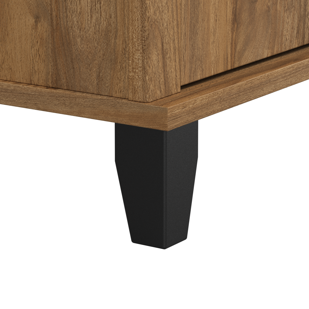 Shop Bush Furniture Somerset 6 Drawer Dresser and Nightstand Set, Image 06, SET035FW, #color_fresh walnut