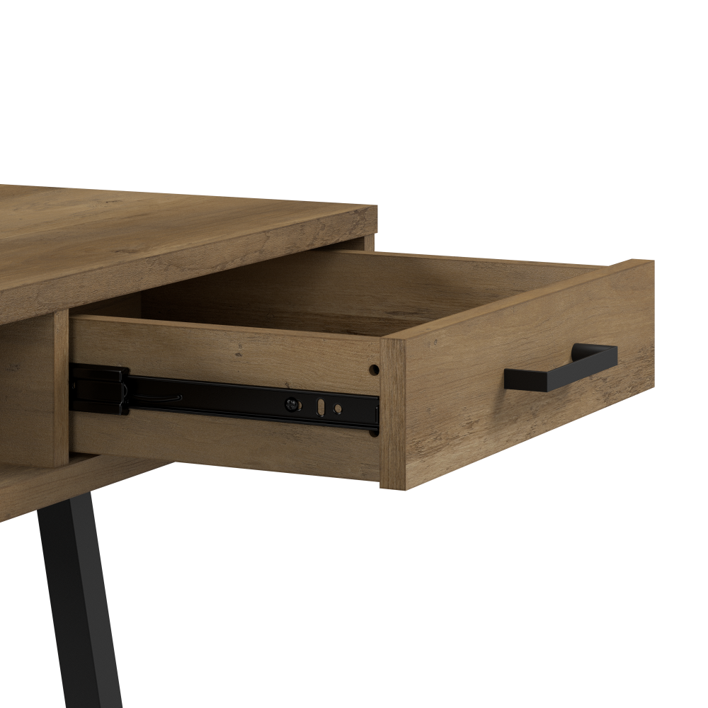 Shop Bush Furniture Steele 54W Writing Desk, Image 04, SED154RCP-03, #color_reclaimed pine