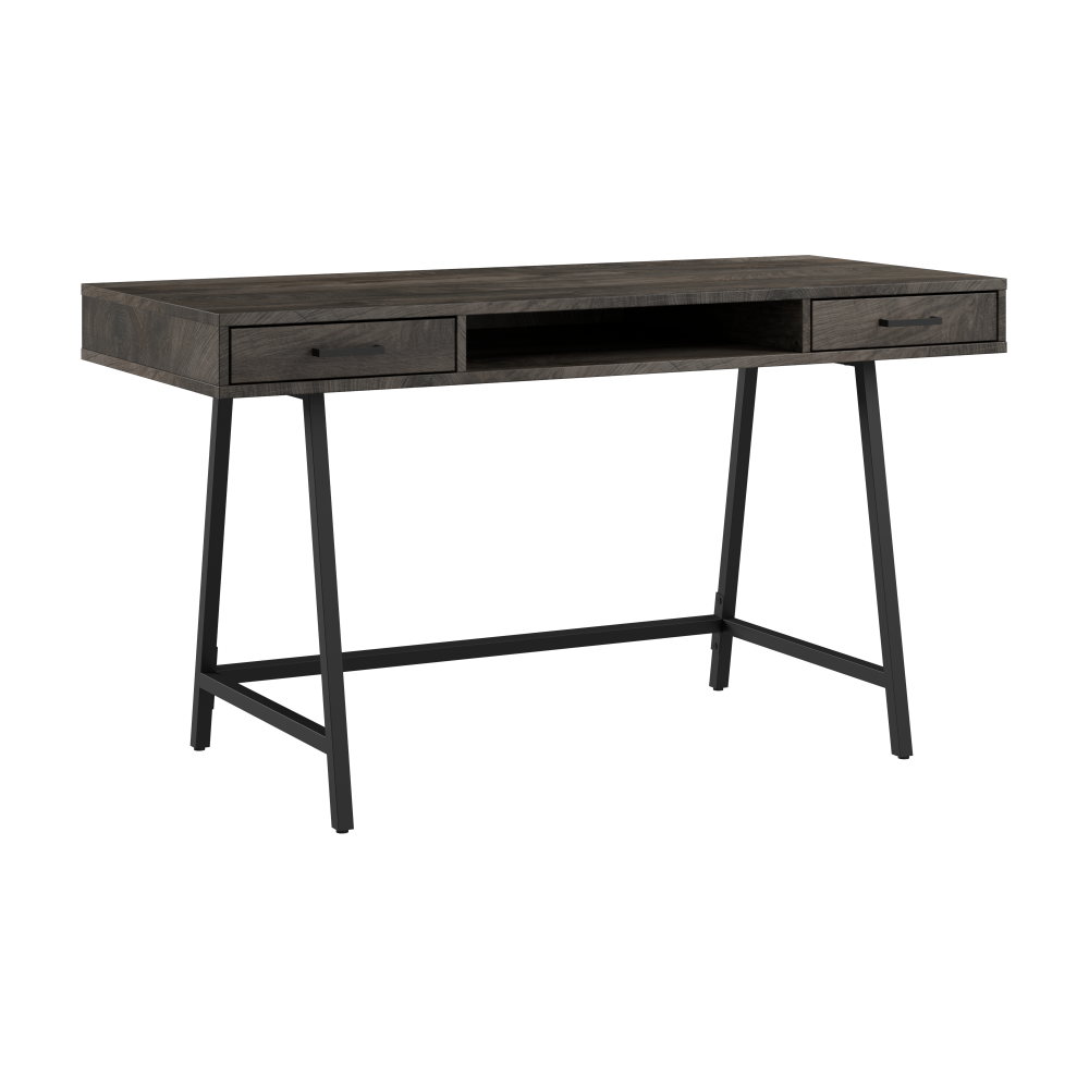 Shop Bush Furniture Steele 54W Writing Desk, Image 01, SED154GH-03, #color_dark gray hickory