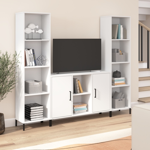 Shop Bush Furniture Essence 77W Entertainment Center, Image 02, ESE001WH, #color_white