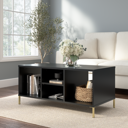 Shop Bush Furniture Soho Coffee Table, Image 02, SHT140BL-Z, #color_black stipple