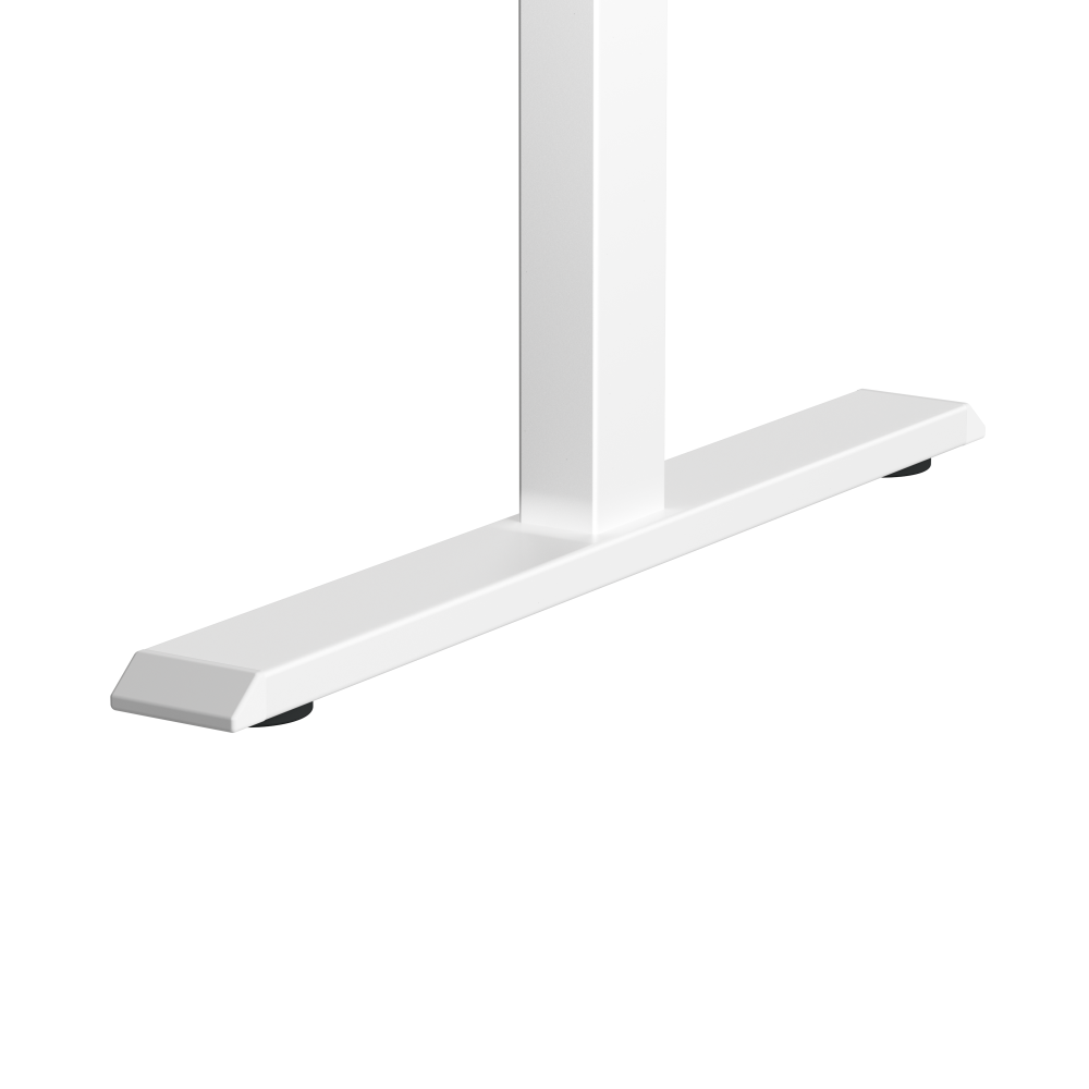 Shop Bush Furniture Energize 55W x 24D Electric Height Adjustable Standing Desk, Image 07, EZ155MAW-03, #color_maple/white frame