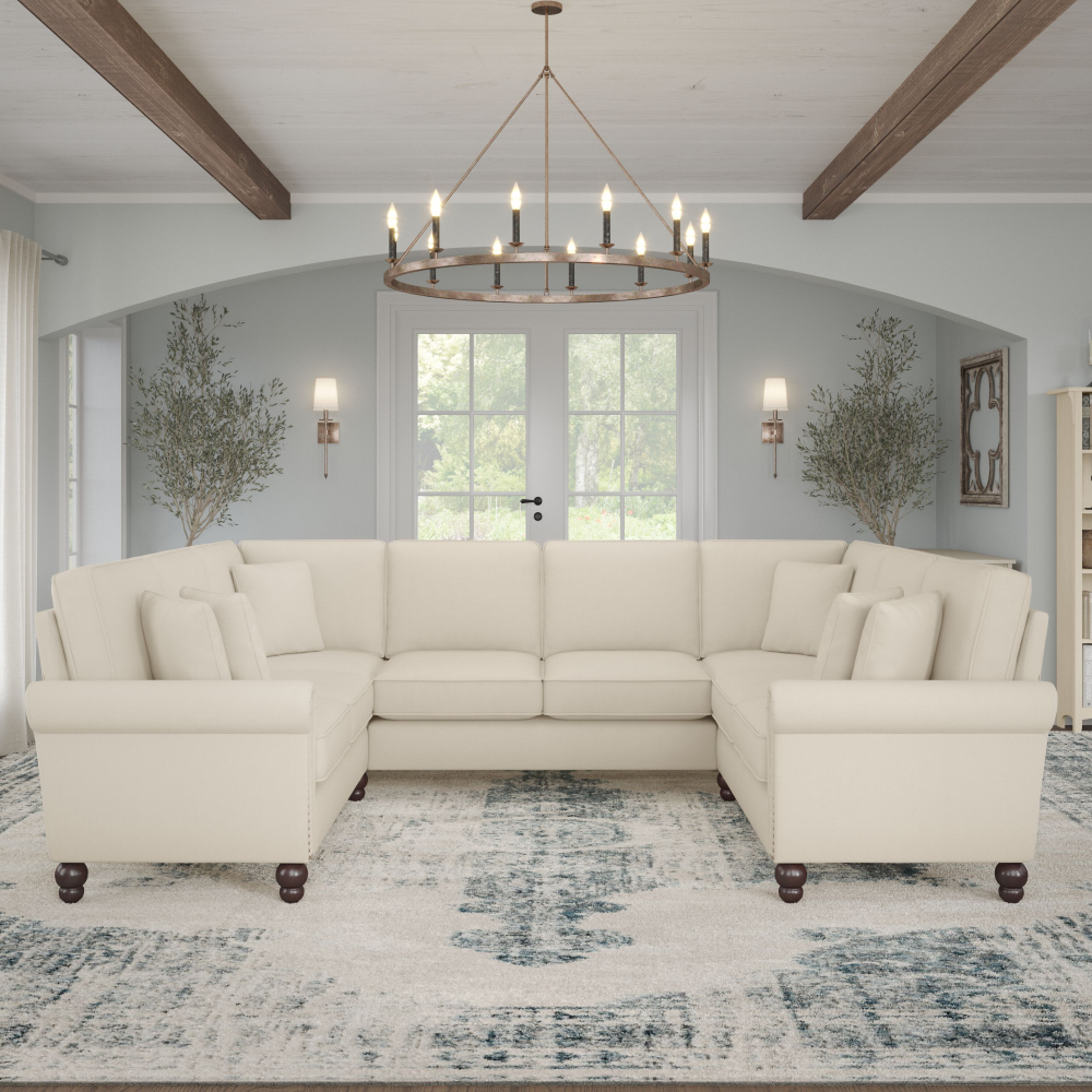 Coventry U Shaped Sectional Couch - Thumbnail 3