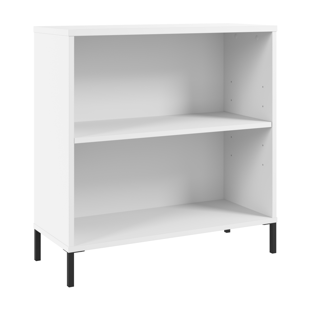 Shop Bush Furniture Essence 2 Shelf Bookcase, Image 01, ESB229WH, #color_white