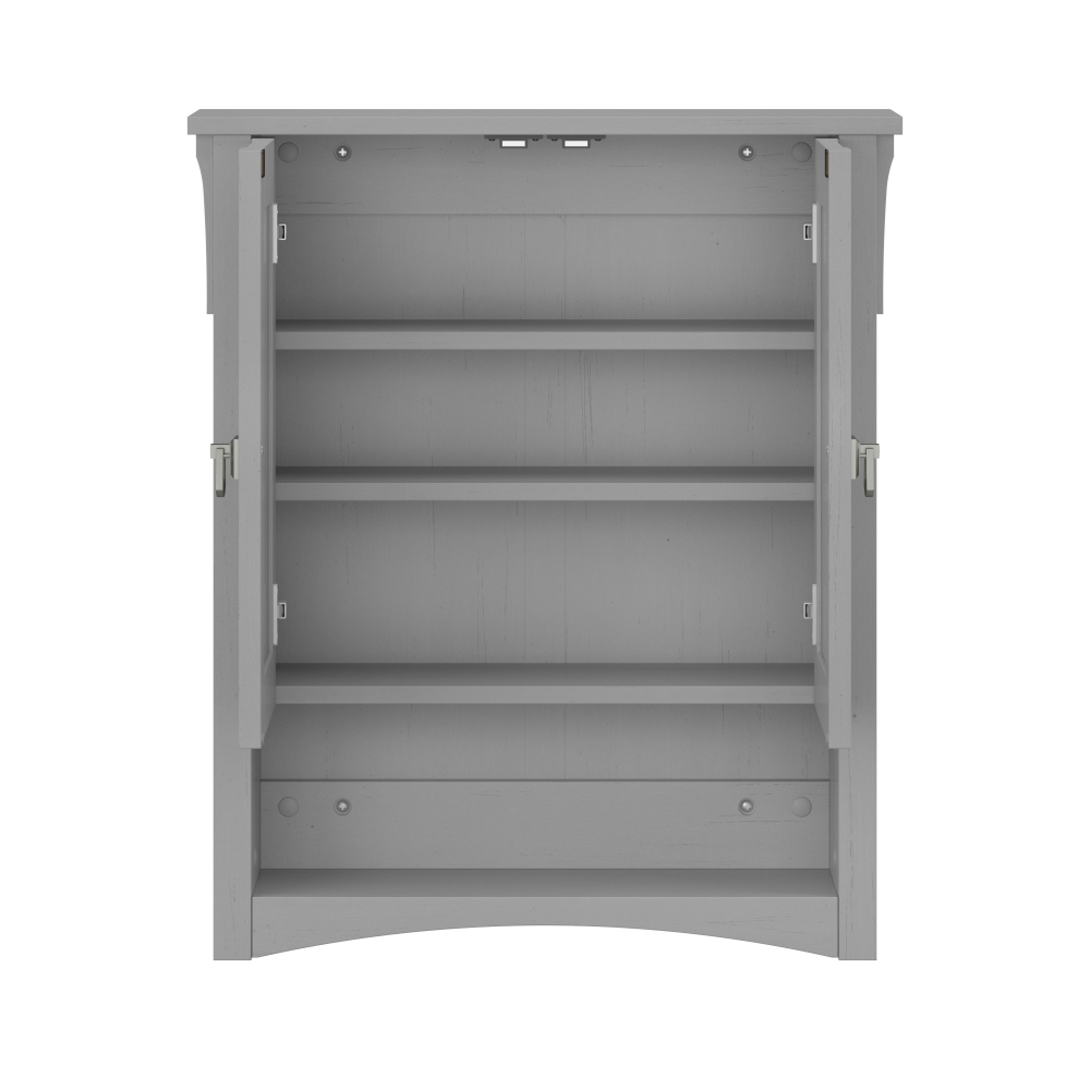 Shop Bush Furniture Salinas Over The Toilet Storage Cabinet, Image 05, SAS268CG-03, #color_cape cod gray