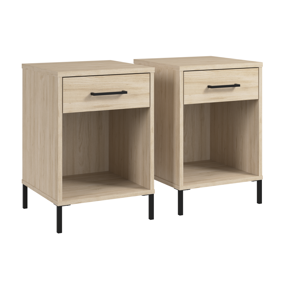 Shop Bush Furniture Essence End Table (Set of 2), Image 01, ESE006NE, #color_natural elm