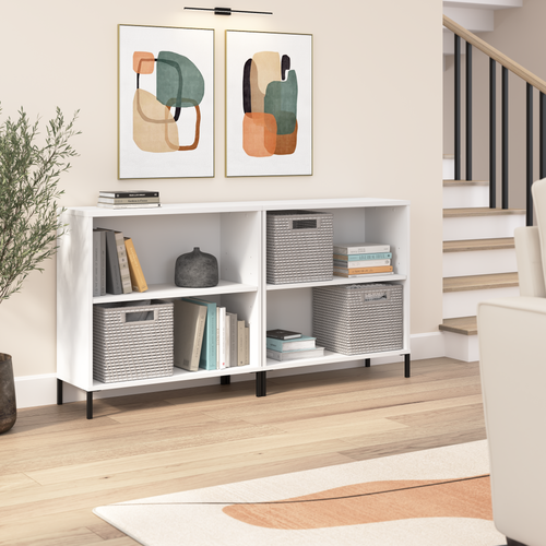 Shop Bush Furniture Essence 2 Shelf Bookcase - Set of 2, Image 02, ESE003WH, #color_white
