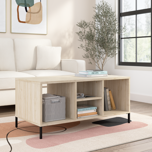 Shop Bush Furniture Essence Coffee Table, Image 02, EST140NE, #color_natural elm