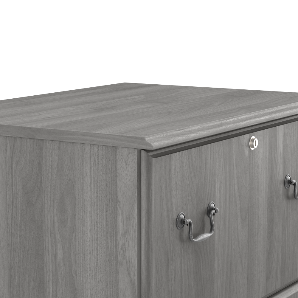 Shop Bush Furniture Saratoga 2 Drawer Lateral File Cabinet, Image 07, EX45854-03, #color_modern gray