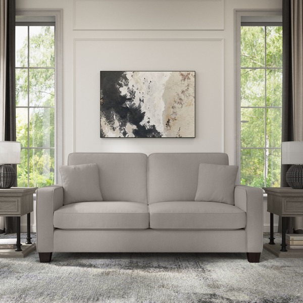 FLANNEL SOFA STRAND 3P ウォルナット ハイバック Avenal Park Flannel Living Room Set – Luna Furniture