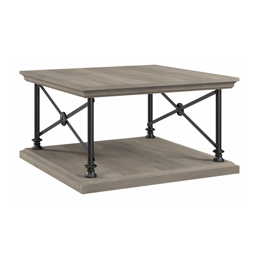 Shop Bush Furniture Coliseum Square Coffee Table, Image 01, CST136DG-03, #color_driftwood gray