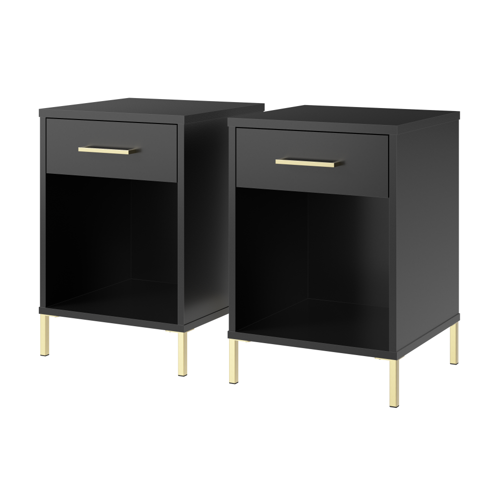 Shop Bush Furniture Soho End Table (Set of 2), Image 01, SHH005BL, #color_black stipple