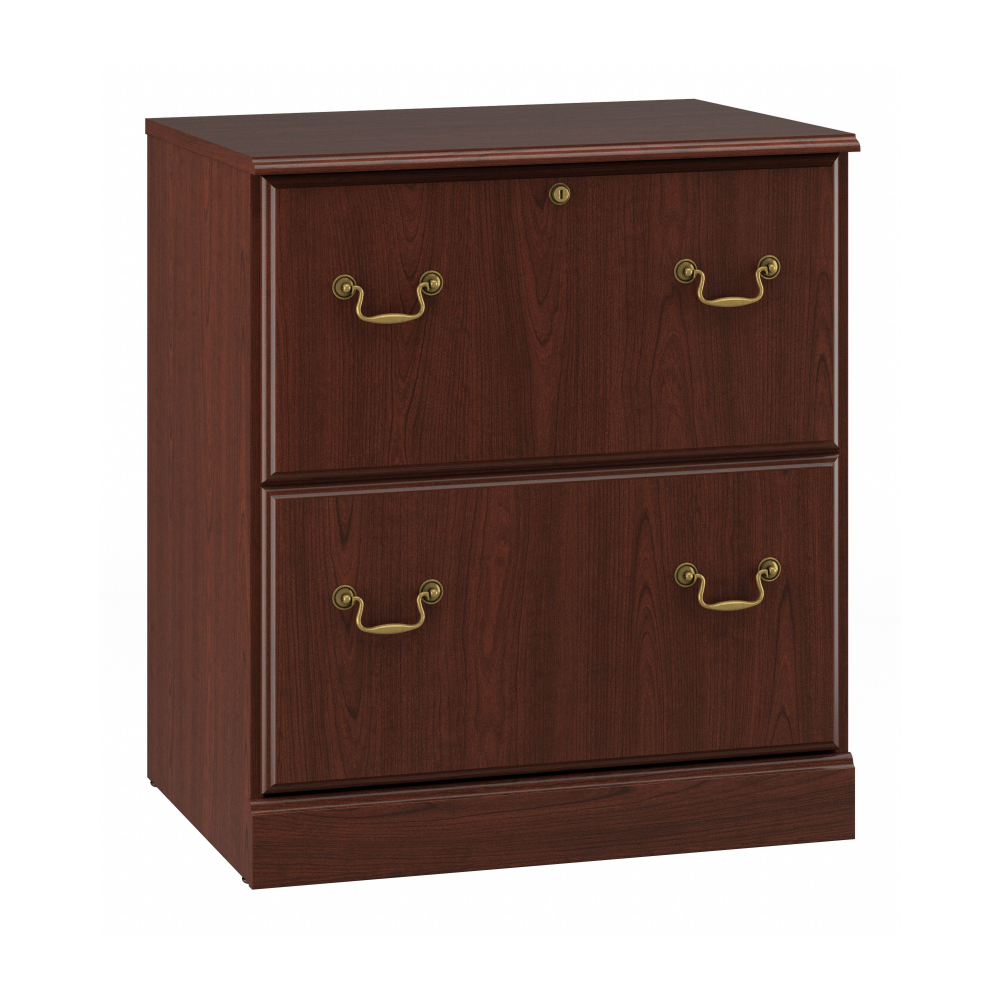 Shop Bush Furniture Saratoga 2 Drawer Lateral File Cabinet, Image 01, EX45654-03, #color_harvest cherry