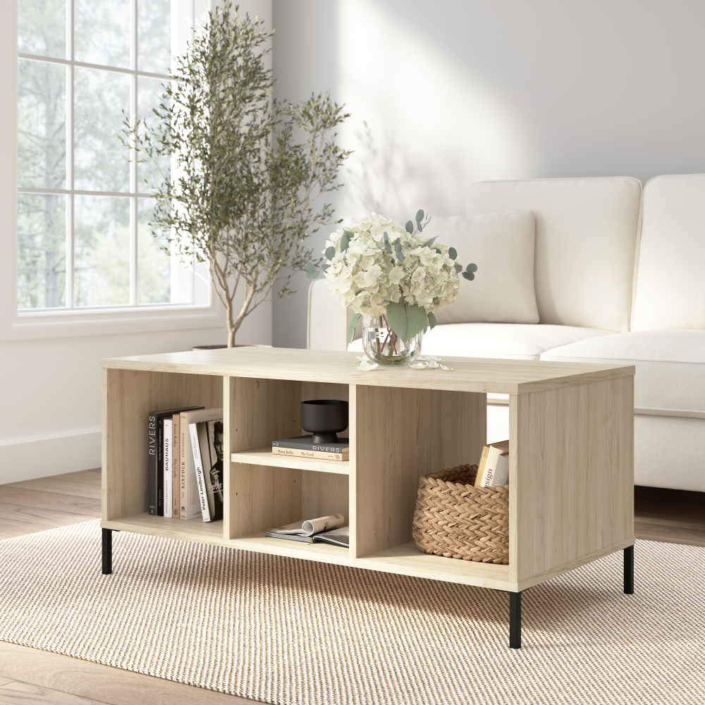 Shop Bush Furniture Soho Coffee Table, Image 02, SHT140NE-Z, #color_natural elm