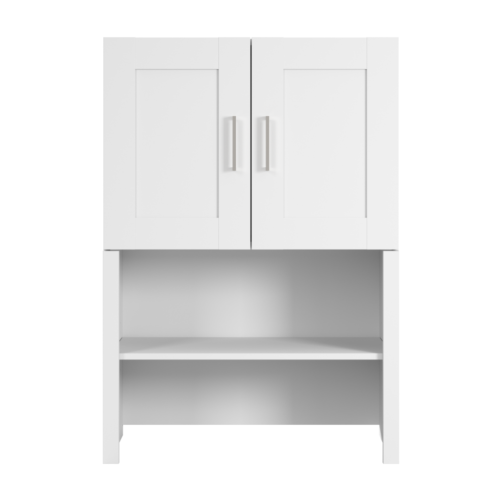 Shop Bush Business Furniture Hampton Heights 30W Bookcase Hutch, Image 03, HHH130WH, #color_white
