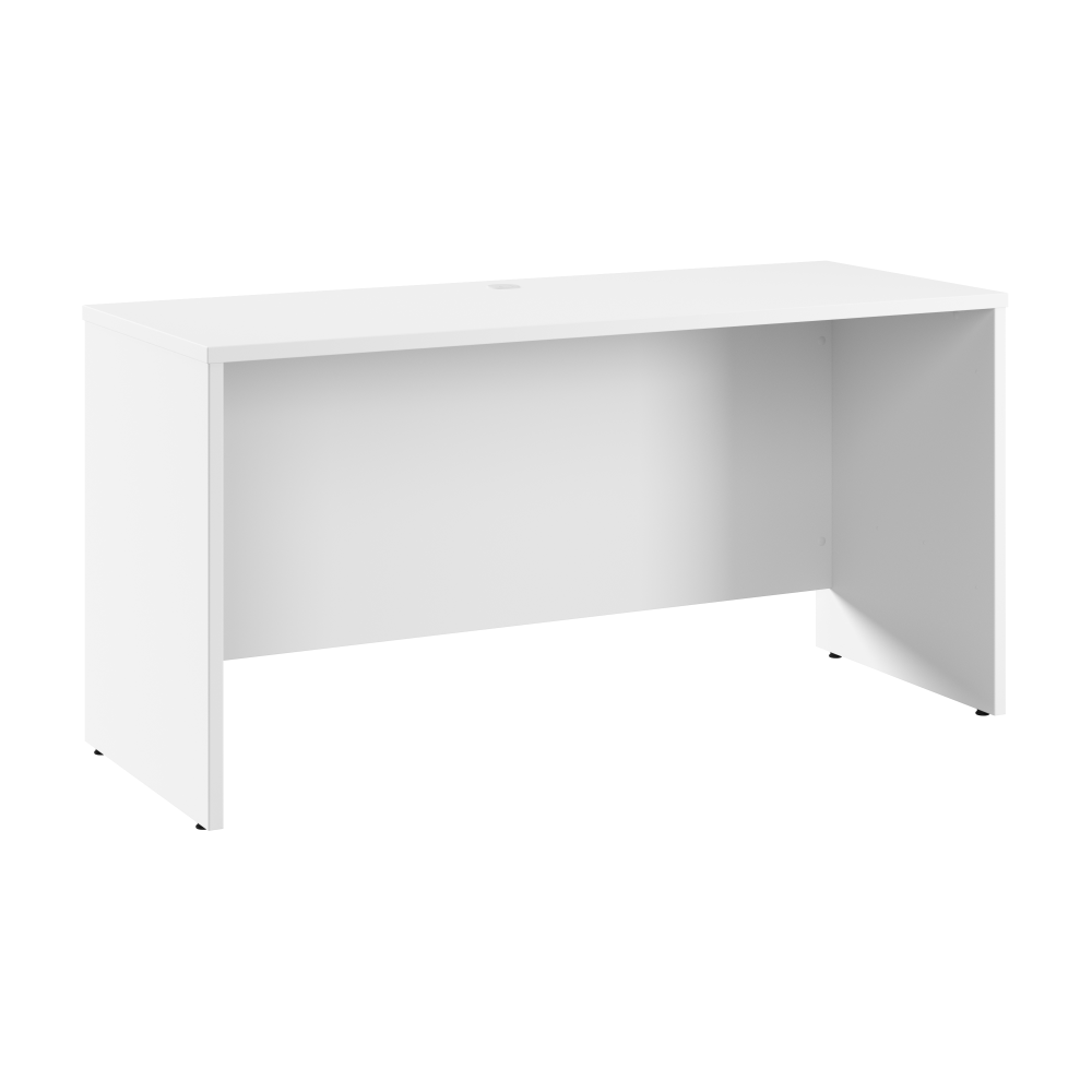 Shop Bush Business Furniture Hampton Heights 60W x 24D Credenza Desk, Image 01, HHD260WH-Z, #color_white