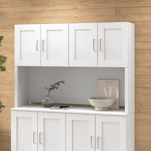 Shop Bush Business Furniture Hampton Heights 60W Hutch, Image 02, HHH160WH, #color_white
