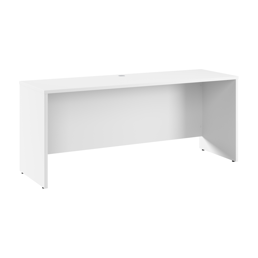 Shop Bush Business Furniture Hampton Heights 72W x 24D Credenza Desk, Image 01, HHD272WH-Z, #color_white